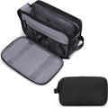 Gentrax Toiletry Bag for Men | Water-Repellent & Large | Tear-Resistant Travel Organizer with Wet Compartment | Double Kit for Shaving & Grooming