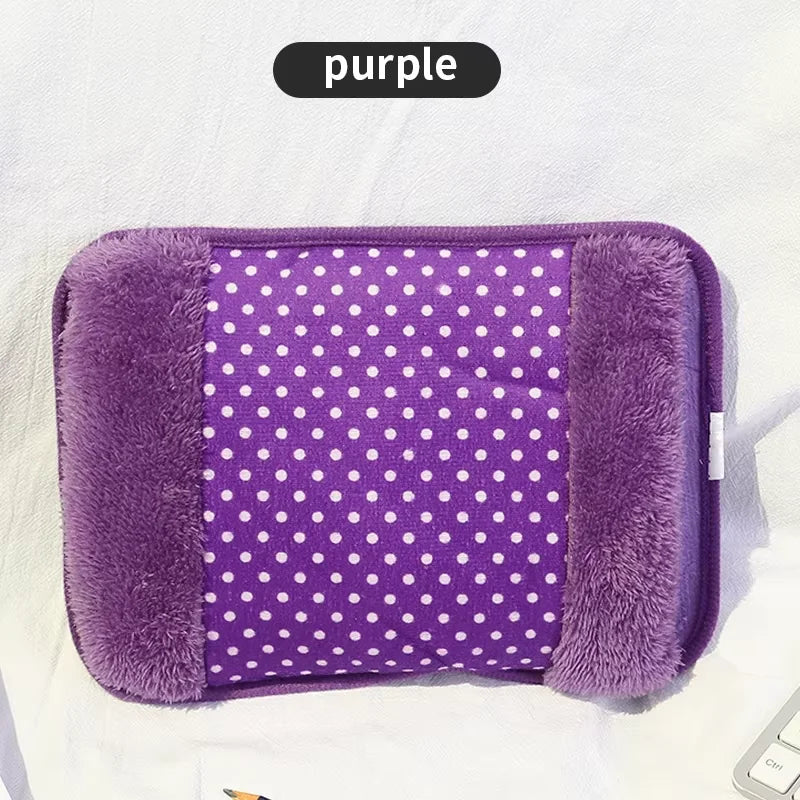 Electric Hot Water Bottle HeatDot 500 | 500W Fast Heating with EU Plug | Rechargeable Hand Warmer with Double Pouch | Safe Heat Source for Winter & Office