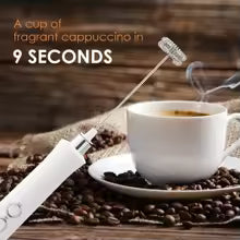 Foamix Electric Milk Frother | Cordless & USB Rechargeable | 3 Speeds | For Latte, Cappuccino & Cocoa