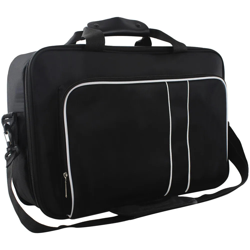 Gearvault Carrying Bag for PS5 Console & Accessories | Shockproof & Water-Resistant | With Shoulder Strap & Organizer Compartments