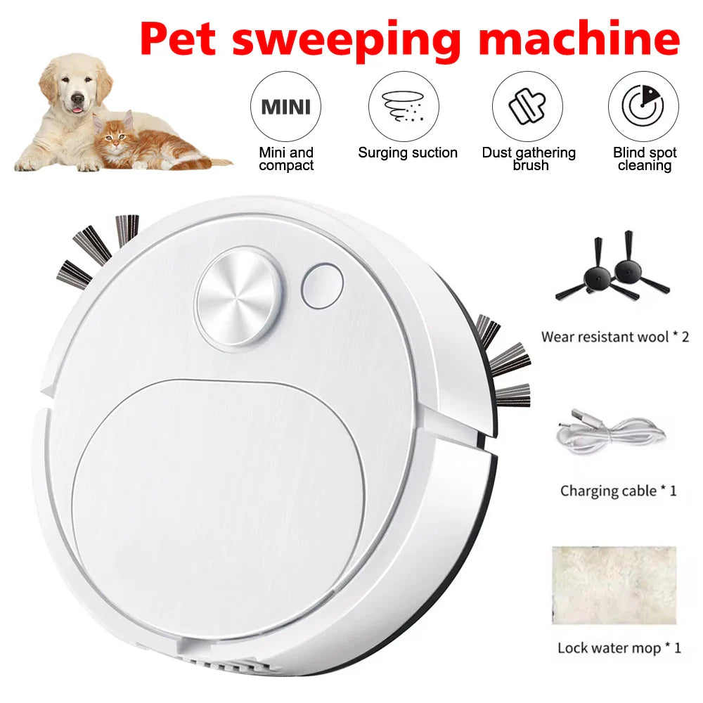 Cleanyo ProMotion Smart Vacuum Robot 3-in-1 | 4000Pa Power | Mopping, Vacuuming & Sweeping | For Carpets, Tiles & Pet Hair