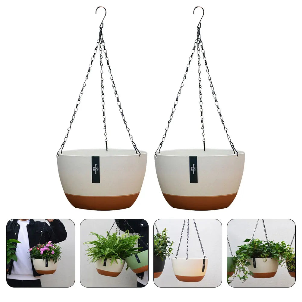 Floranta Hanging Flower Pot Set | Durable & Stylish | For Balcony, Garden & Indoors