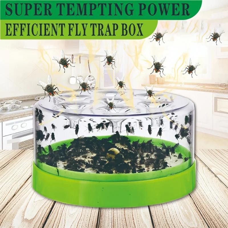 Fly Trap EcoFlyTrap 7 | 7 Catch Openings | Reusable & Non-Toxic | No Electricity Needed