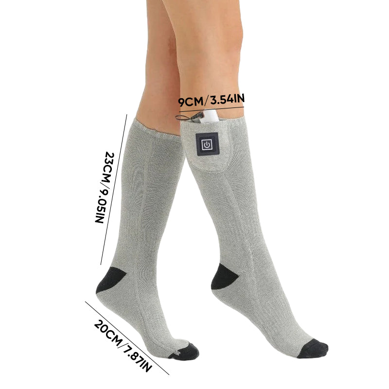 Heated Socks ThermoLuxe | Rechargeable | Adjustable Temperature | Up to 8 Hours Warmth
