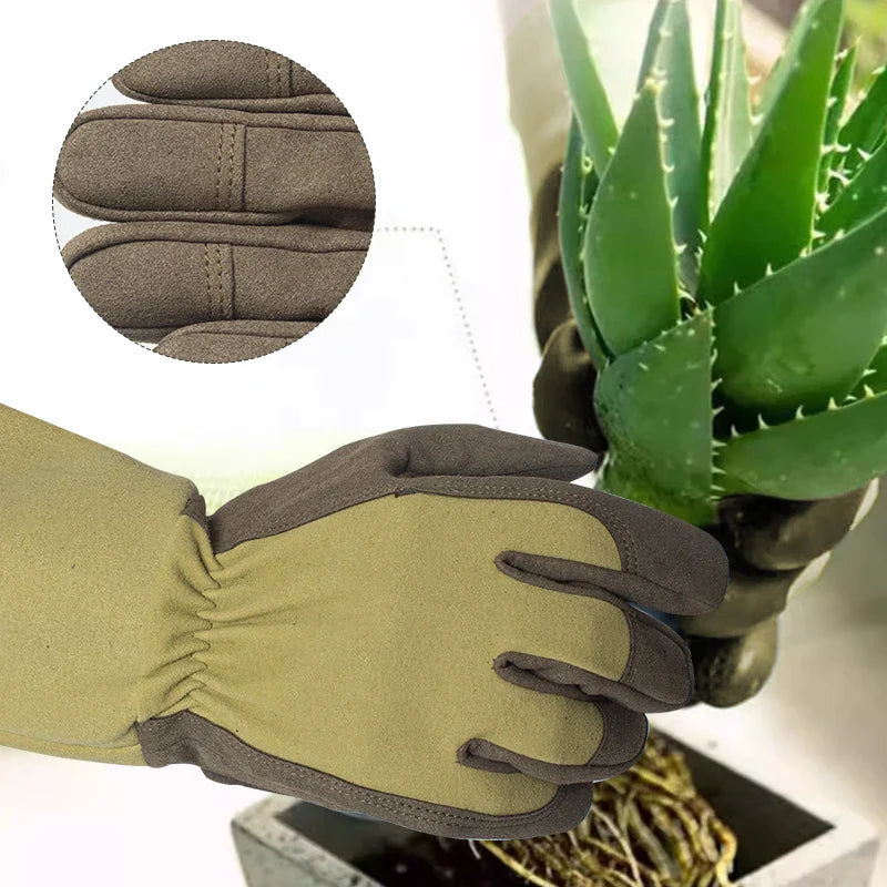 Garden Gloves FLORAHAND | Thorn-Resistant & Breathable | Long Rose Gloves for Women | 1 Pair