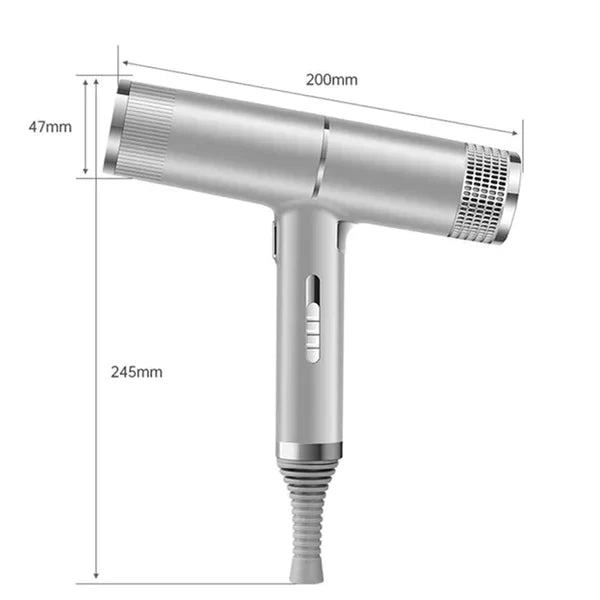 Hairvolt Ultra-Light Professional Hair Dryer | High-Speed Motor 110,000 RPM | Anion Technology & 3 Settings