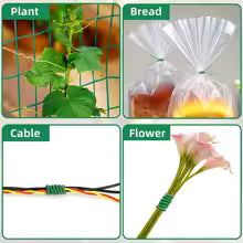 FlexiTie Garden | Plant Tie Wire with Rubber Coating | Cuttable & Reusable
