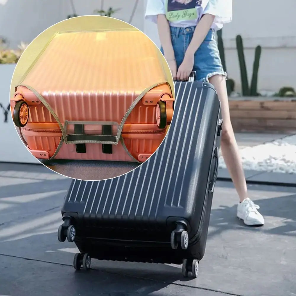 ClearGuard Suitcase Cover Transparent | Waterproof & Dustproof | Suitcase Protection for 16–30 Inch Trolleys | Reusable & Tear-Resistant