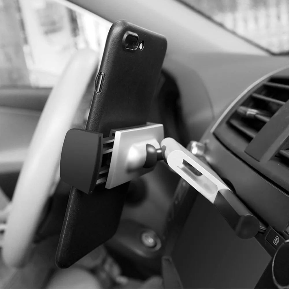 DriveFlexx Car Phone Holder CD Slot | 360° Rotatable | Stable & Universal | Flexible Lazy Arm