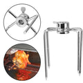 BBQ Meat Forks GrillMeister Pro | Set of 2 | Stainless Steel | For Rotisserie & Charcoal Grill