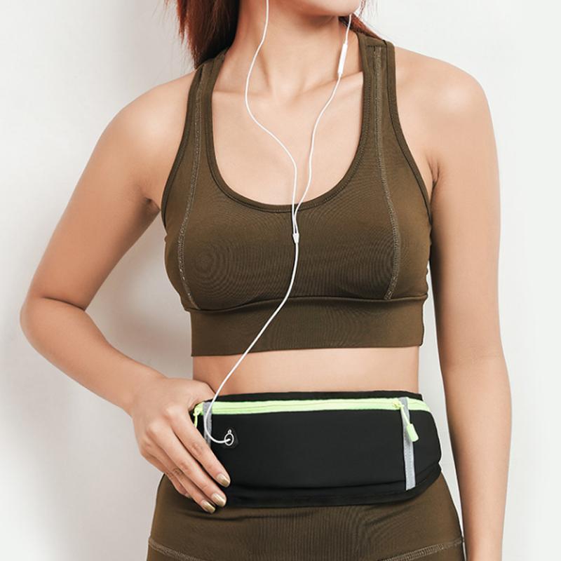 RunPouch | Wasserdichte Laufgürteltasche | Reflektierend | Verstellbarer Sportgürtel | 43 × 10 cm