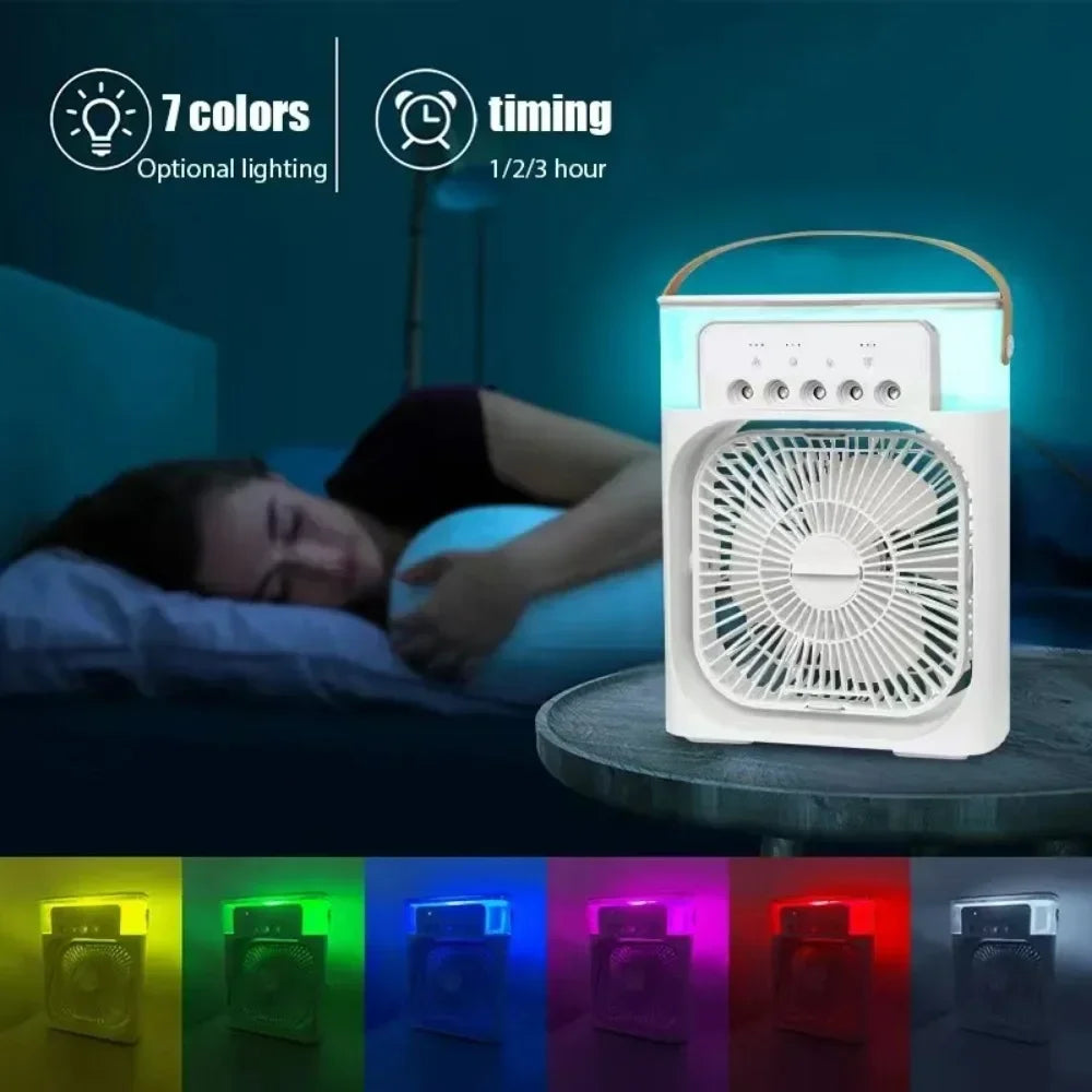 Air Cooler BrisaAir | 3-Speed Fan & Humidifier | With Timer & LED Light | 600ml Tank