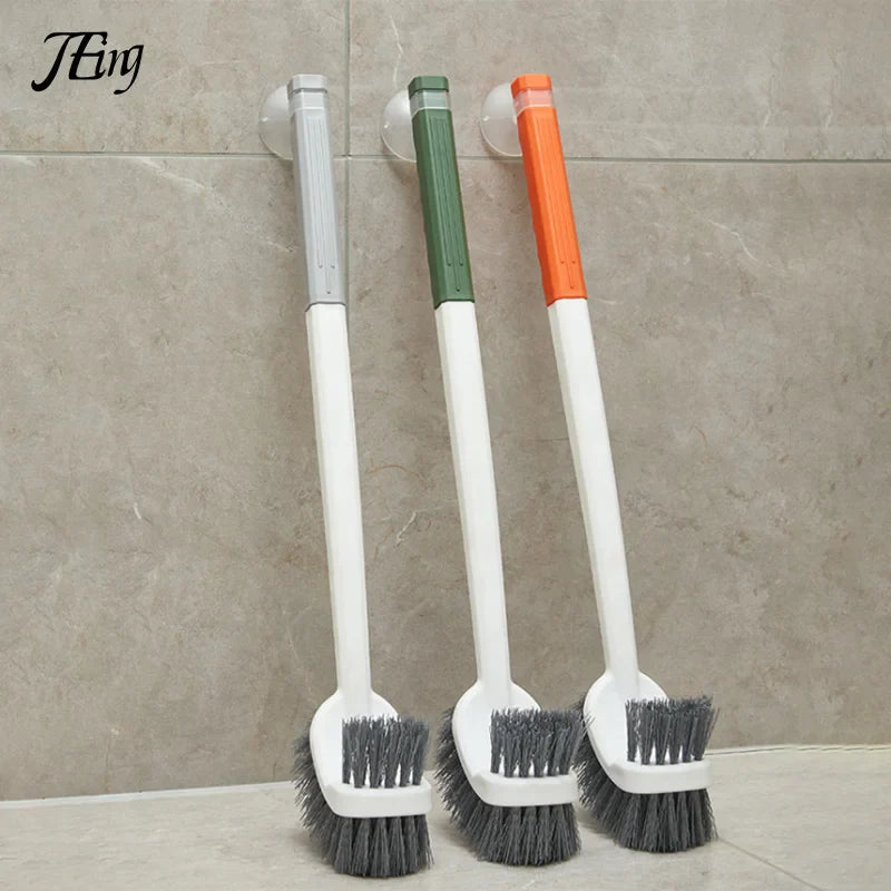 CleanTwin Toilet Brush | Double-Sided Toilet Brush with Long Handle | Deep Cleaning & Hygienic | Space-Saving Hanging Design
