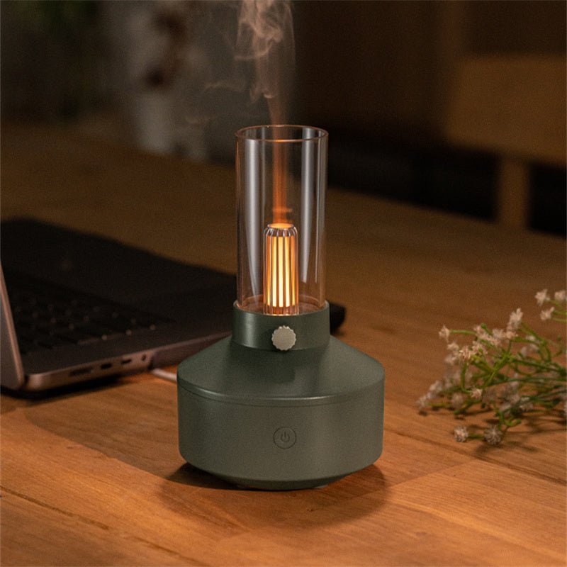 Aroma Diffuser LumaScent | Fragrance & Candlelight | 0.5L Tank | Quiet & Automatic Shut-Off