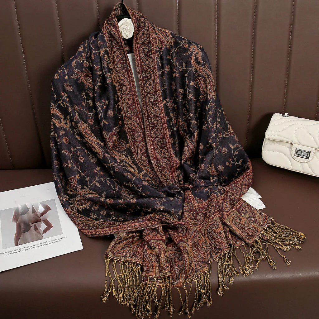 Élégancea | Women's Scarf | Cashmere Feel | 70 × 190 cm | Luxury Print & Warm