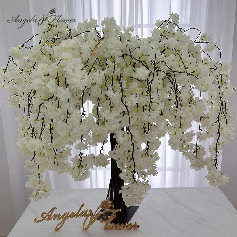 Blütenheim | Cherry Blossom Branch | Hanging | Realistic Silk Look | White · Pink · Champagne