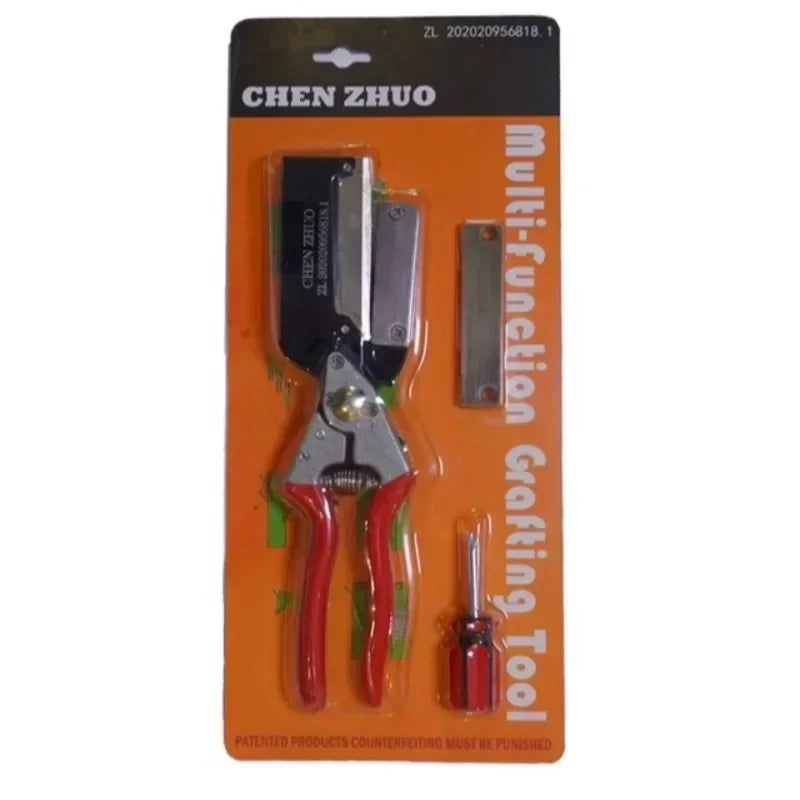 Graftorio Grafting Shears for Fruit Trees | For Branches up to Ø 1.8 cm | Aluminum Alloy | Precise Grafting & Cutting