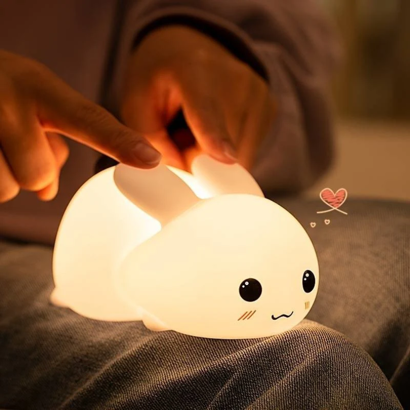 Bunnilo Children's Night Light Rabbit | Gentle Nightlight | Child-Safe & Energy-Saving