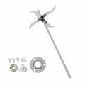 AgroSharp Elektrische Gemüse- & Futterschneider Klingen | 4/6 Messer Zerkleinerer | Für Gras, Gemüse & Geflügelfutter