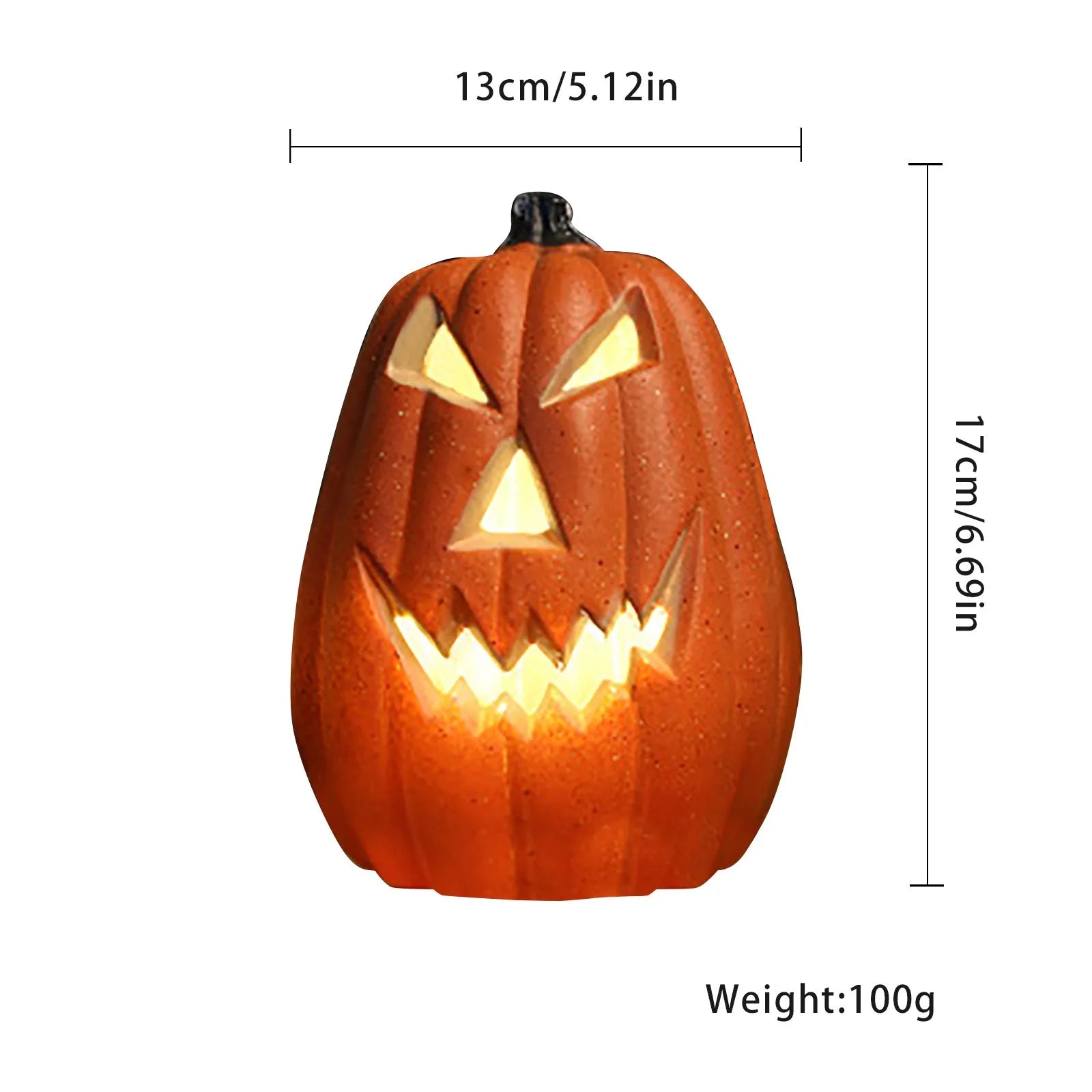 Halloween LED Pumpkin SpookGlow | Weatherproof & Battery Operated | Indoor & Outdoor Decoration