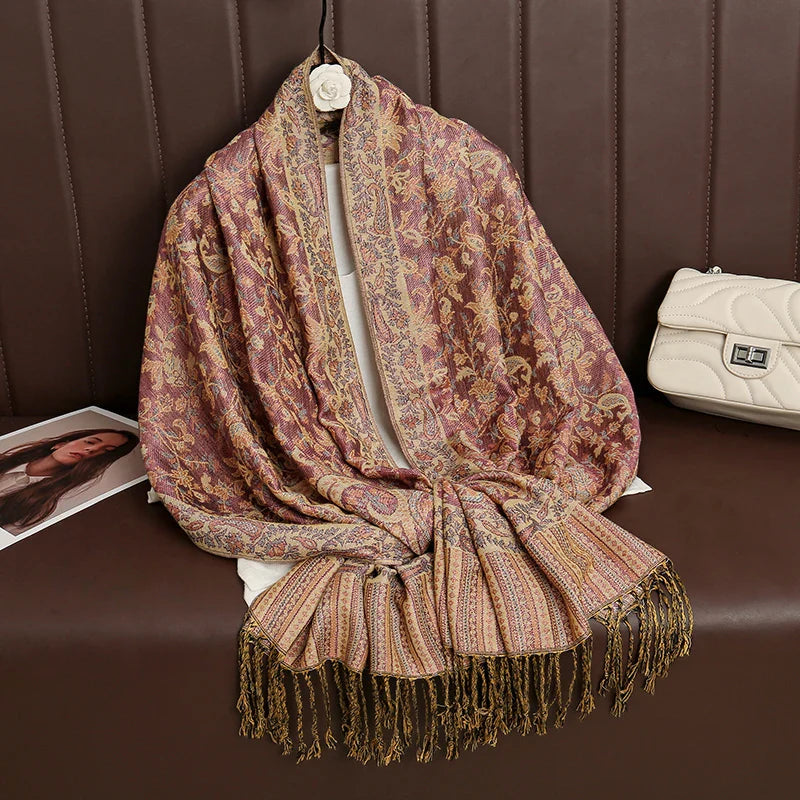 Élégancea | Women's Scarf | Cashmere Feel | 70 × 190 cm | Luxury Print & Warm