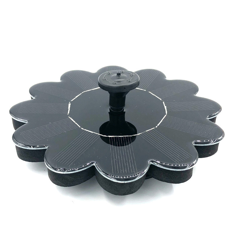 AquaBlüte | Solar-Gartenbrunnen | Blumenförmiges Wasserspiel | Solarbetriebene Springbrunnenpumpe für Teich und Pool