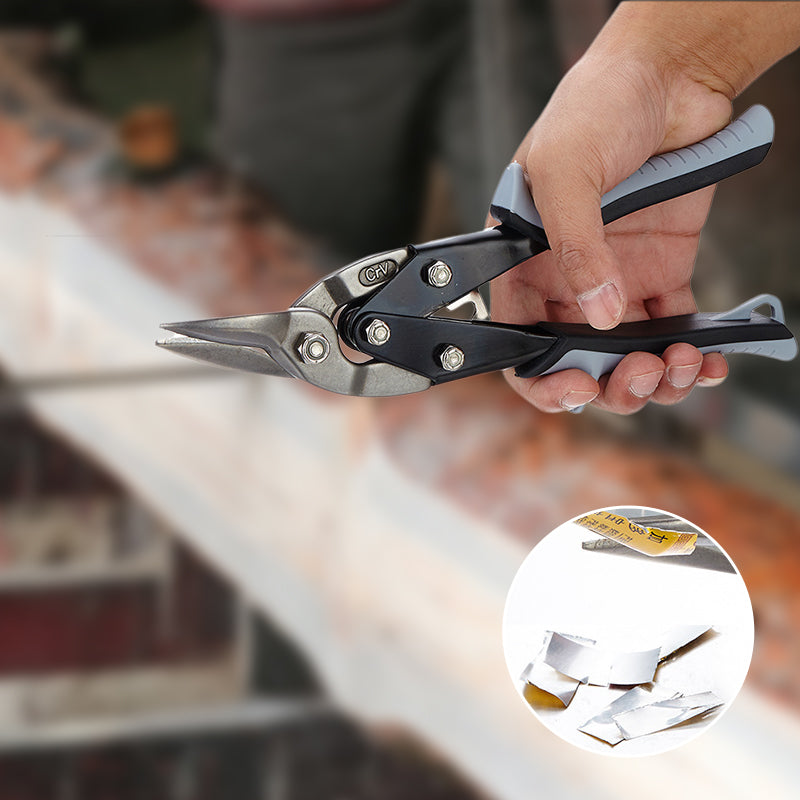 Cortexa | Metallschere | Präzisionsschnitt | Rostfreier CRV-Stahl | Für Garten & Elektroarbeiten