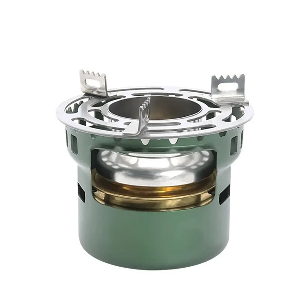 Flamvino Alcohol Stove Outdoor Portable | Mini Camping Stove for Hiking & Trekking | Compact Spirit Burner for Outdoor Kitchen & Survival