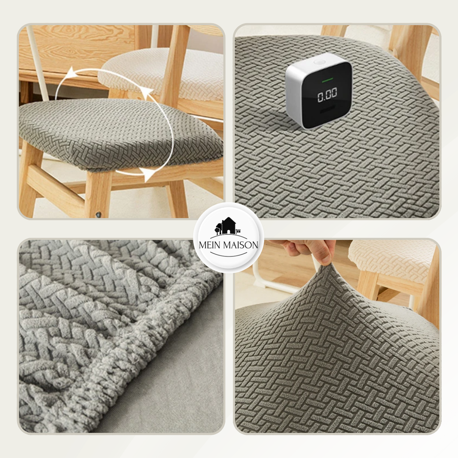 2+2 FREE | SilqueShield – Stylish Chair Cover for Your Furniture!