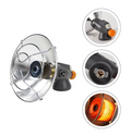 NordFlamme | Tragbarer Outdoor-Gasheizer | Sofortwärme | Edelstahl-Heizgerät für Camping & Freizeit