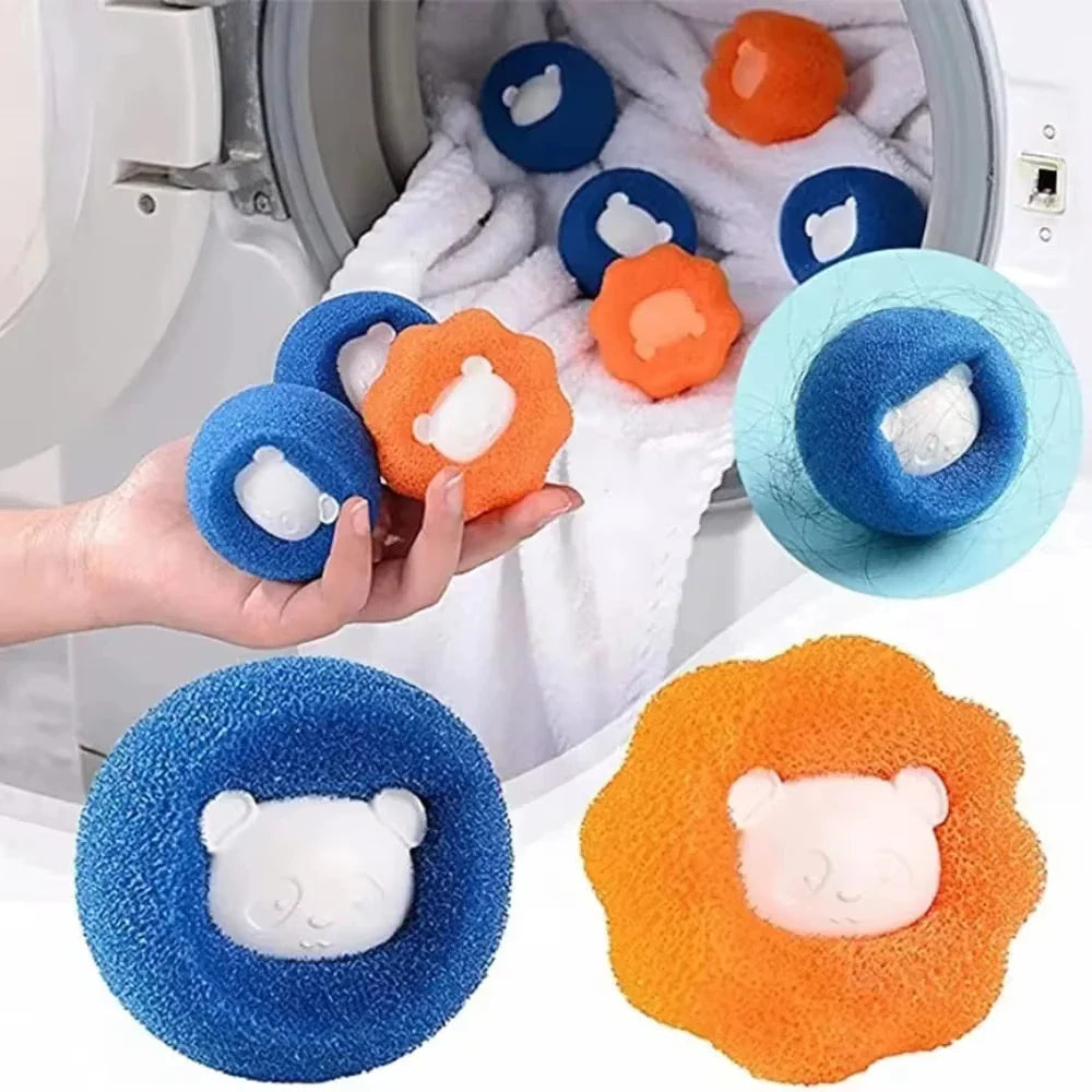 FellFix Cleaning Balls | 5-Piece Pet Hair Remover Set | For Washing Machine & Dryer | Reusable & Portable