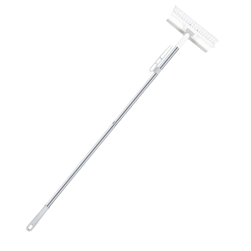 Glazora DuoBrush Cleaning Brush | 2-in-1 for Floors & Windows | With Swivel Head & Telescopic Handle | Effortless Cleanliness