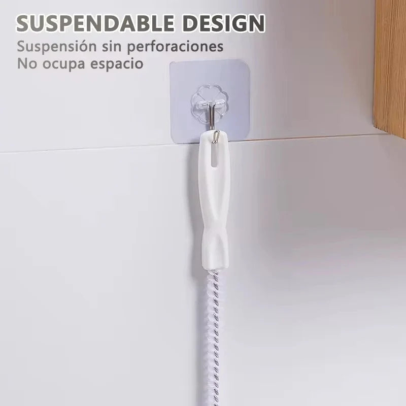 FlexiPipe Pipe Cleaner Brush | Flexible Drain Cleaner for Kitchen & Bathroom | 45/65 cm Length | Reusable Cleaning Tool