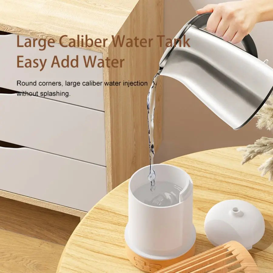 Auralis Mini Aroma Diffuser | 150 ml | Ultrasonic & LED Mood Light | USB Powered | Quiet Air Humidification
