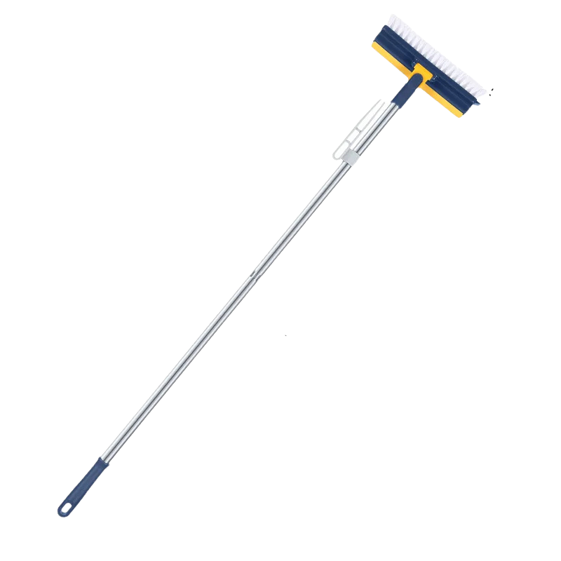Glazora DuoBrush Cleaning Brush | 2-in-1 for Floors & Windows | With Swivel Head & Telescopic Handle | Effortless Cleanliness