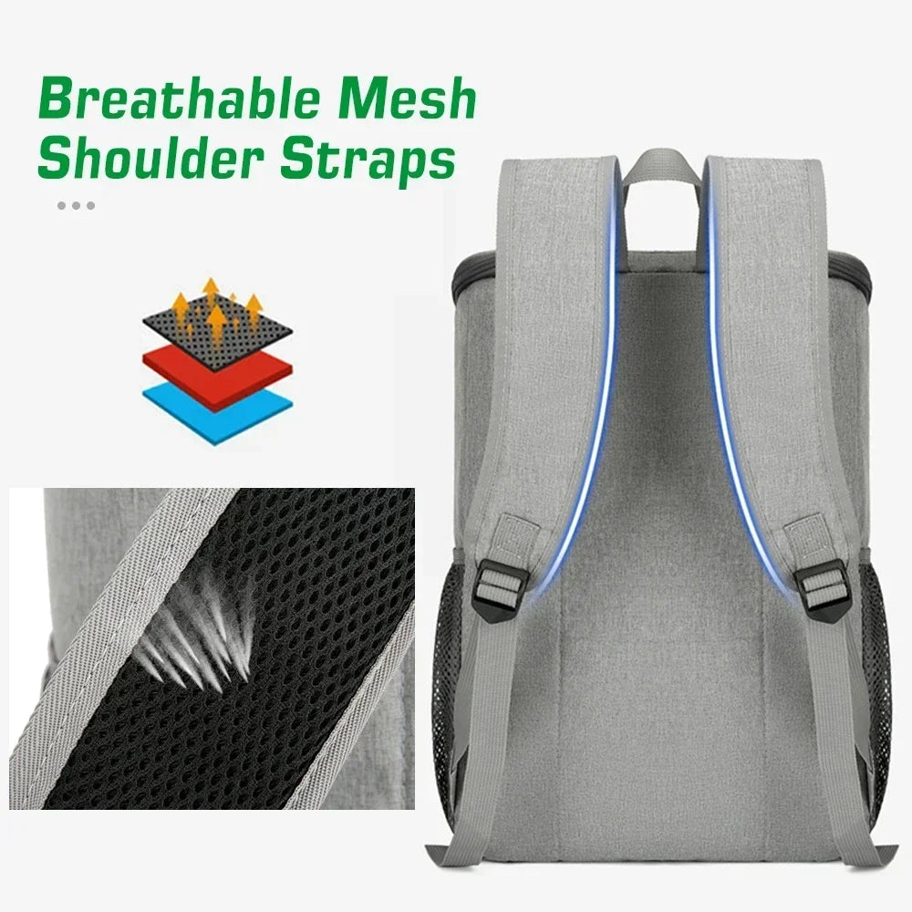 FrostoPak Cooling Backpack 30L | Leak-Proof & Insulated | For Camping, Hiking & Picnics | Oxford Fabric