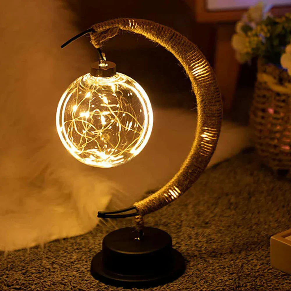 Celunara Moonlight Lamp Crescent Moon Design | LED in 3 Colors | 26.5×17×10 cm | Wireless Battery Operated