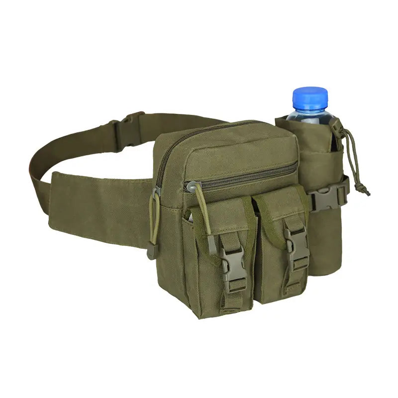 Hiking Hip Bag | Water-Resistant & Lightweight | With Bottle Holder | Adjustable up to 118 cm