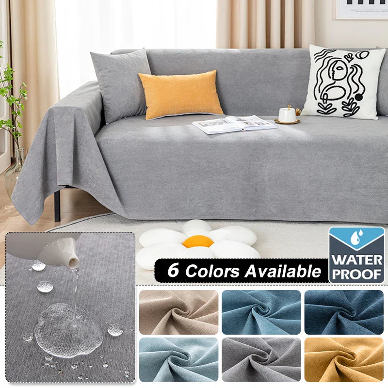 HomeGuard Sofa Cover | Waterproof & Scratch-Resistant | Dust Protection & All-Round Throw | For Sofa, Bed & Living Area