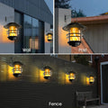 Flammora Solar Hanging Light with Flame Effect | IP65 Waterproof | Stainless Steel & Glass | For Garden, Fence & Terrace
