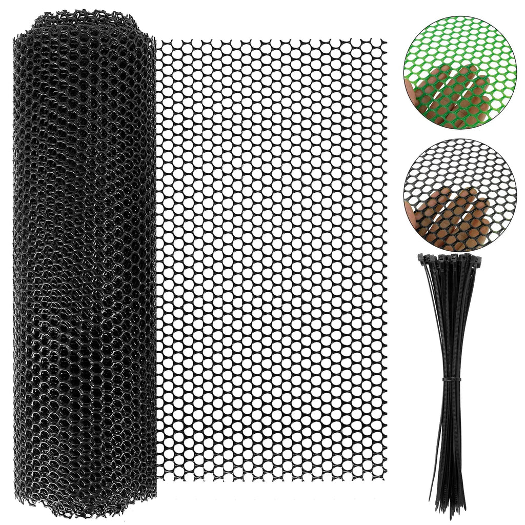 FlexGuard Mesh | Plastic Fence Net for Garden & Tree Trunk Protection | 300 × 40 cm / 600 × 40 cm | Weatherproof & Cuttable