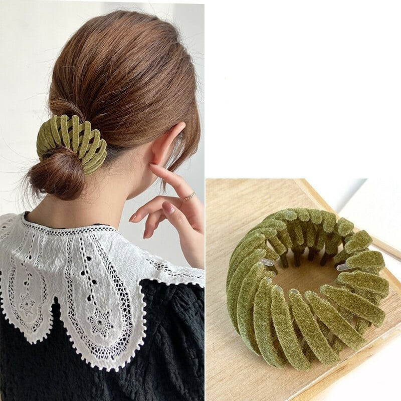Elegantra Hair Clip | Effortless Bun in Seconds | Gentle & Versatile | For All Hair Types
