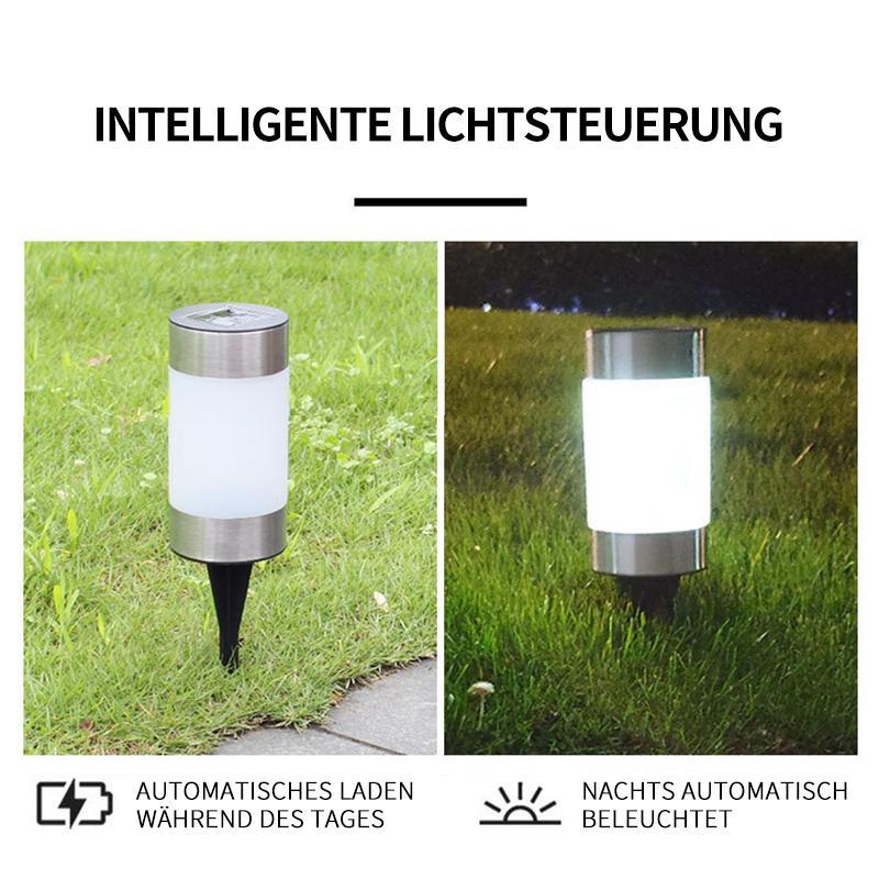 Solurea | Mini Solar-Gartenleuchte | LED-Außenbeleuchtung | Edelstahl & ABS | Wetterfest für Garten und Balkon