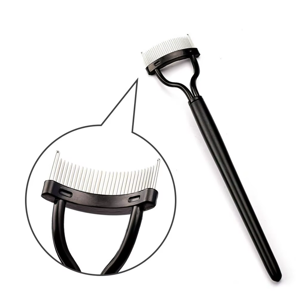BelleCurve Eyelash Comb & Mascara Brush | Perfect Definition | Clump-Free | With Protective Cap