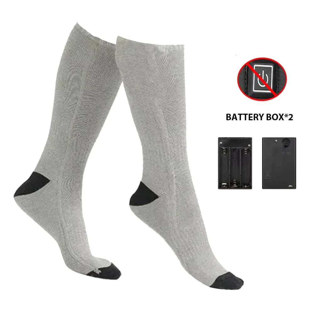 HeatWear Heated Socks with Battery Box | Electric Heated Socks for Women & Men | Warm Socks for Skiing, Hiking & Outdoor Activities