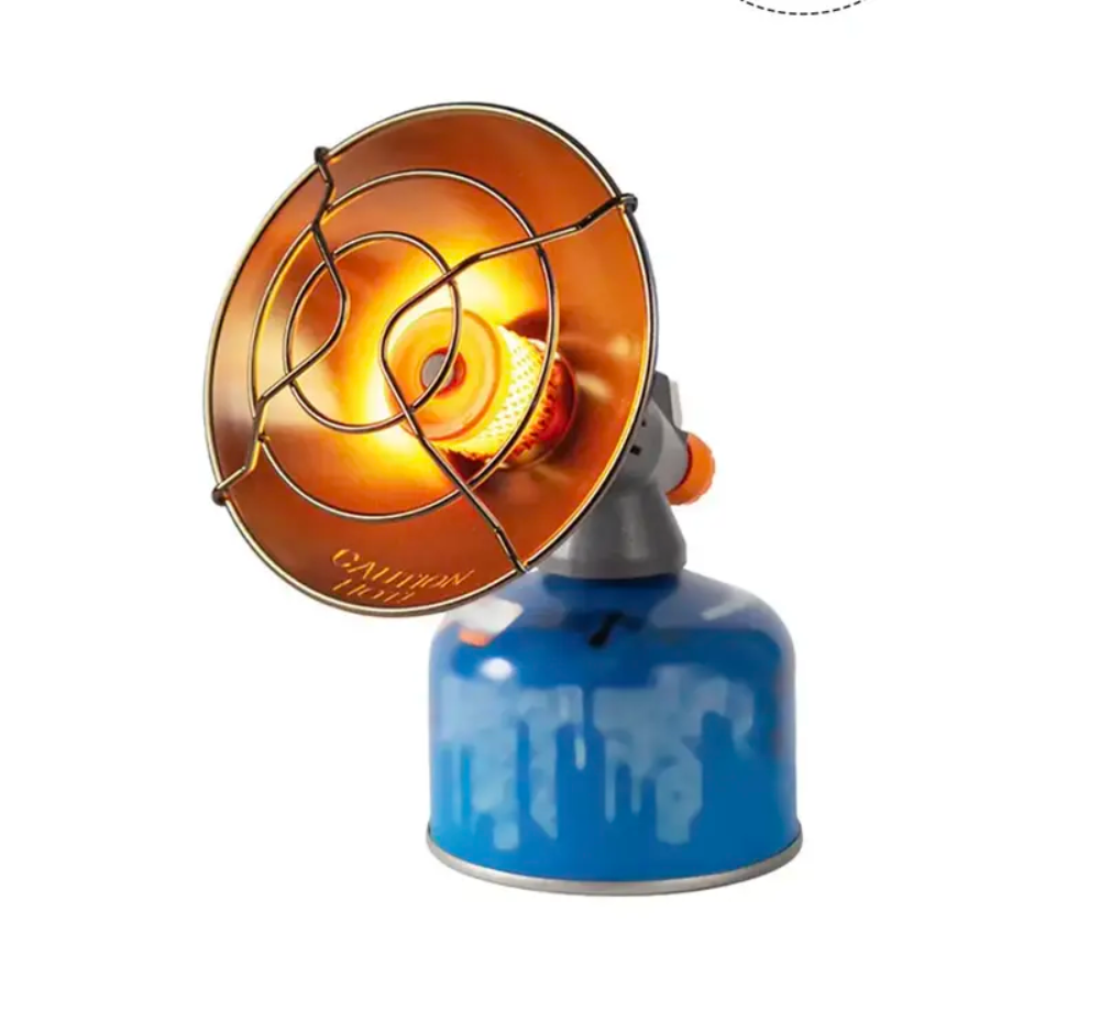 NordFlamme | Tragbarer Outdoor-Gasheizer | Sofortwärme | Edelstahl-Heizgerät für Camping & Freizeit