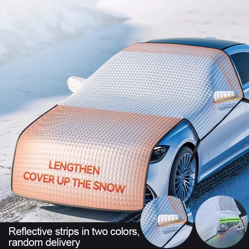 FrostShield Max | Car Windshield Cover | Wind & Frost Protection | Sunshade & Ice Protection in One | All-Season Cover