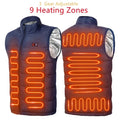 Heated Jacket with 9 Heating Zones | USB Heated Jacket for Women & Men | Graphene Heating Technology for Outdoor, Camping & Sports | ThermoVenture