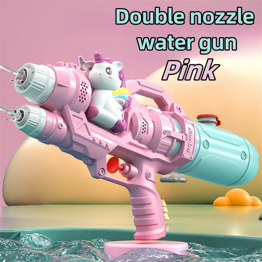 AquaKraxx Water Splash Toy for Kids | Dinosaurs, Ducks & Sharks | Double Sprinkler & Water Guns | Perfect for Garden, Beach & Pool