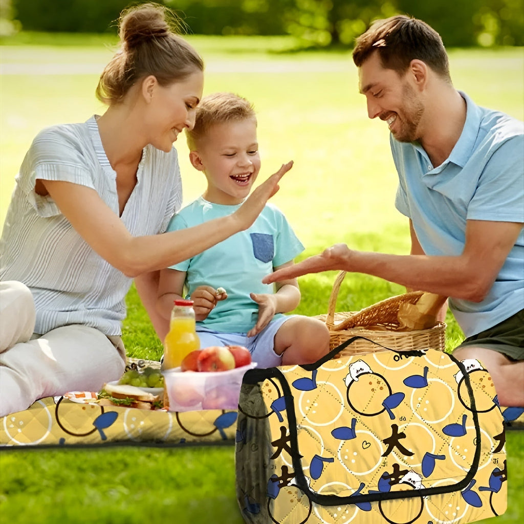 Foldable Baby Play Mat Wanderlino | Padded & Waterproof | For Outdoor & Home | Includes Carrying Bag